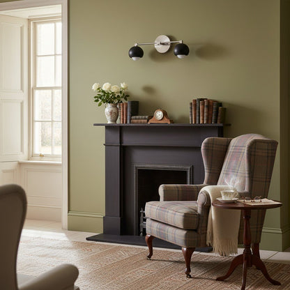 Metio Kuppel-Dekoratives Schminklicht – Klassische Badezimmer-Wandlampe mit Kugelschirm