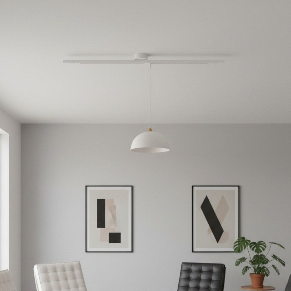 Axitra Rotatable Pendant Light Ceiling Rail – Sleek Adjustable Track for Pendant Lights Contemporary N21