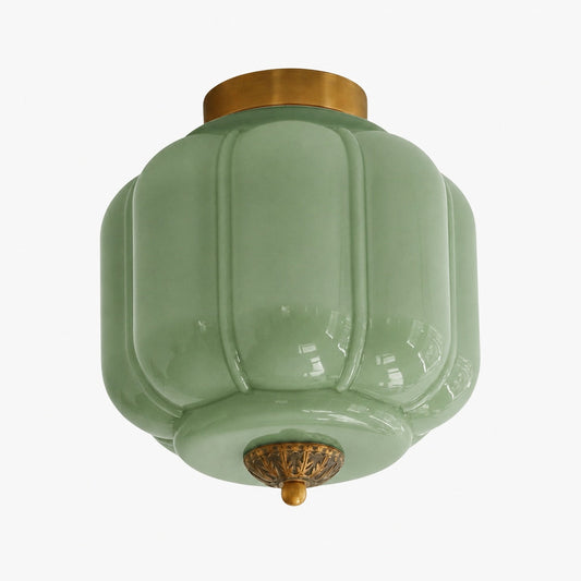 Vintage Eloise Milchglas Deckenleuchte - Vintage Charme Soft Glow