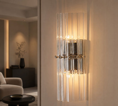Lumora Kristall-Wandleuchte – Elegante Beleuchtung für Flur &amp; Schlafzimmer