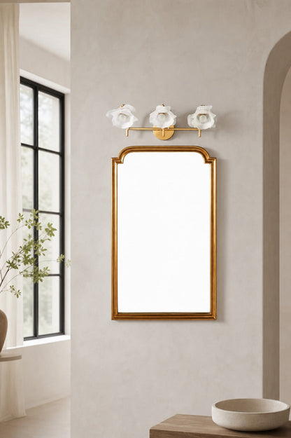 Revalis Glasblumen-Wandleuchte – Moderne florale Wandleuchte