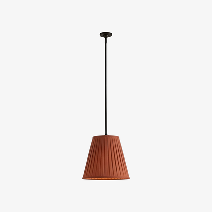 Luvora Modern Fabric Pleated Shade Pendant Lamp - Contemporary Elegant Decor Hanging Light