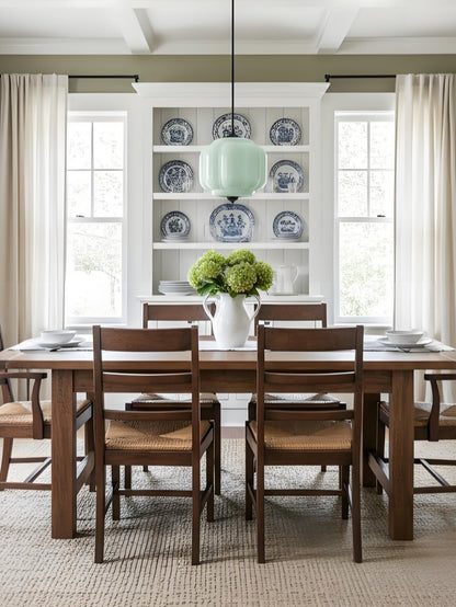 Eloise Glass Pendant Light - Vintage Pendant Light Dining Table