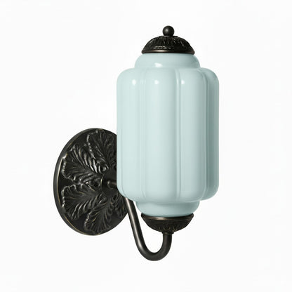 Eloise Glass Sconce - Vintage Milk Glass Wall Lamp