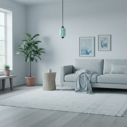 Eloise Petite Pendant Light - Vintage Milk Glass Lamp