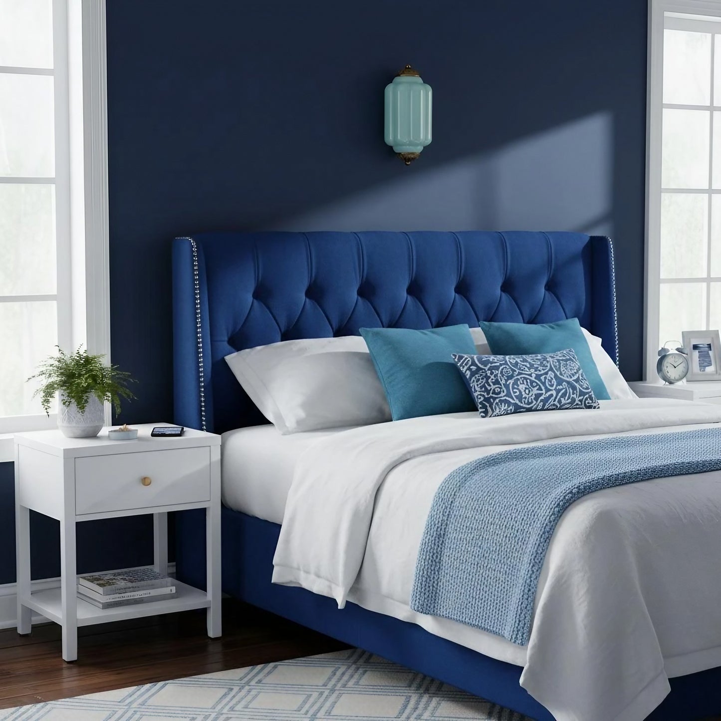 Eloise Flush Mount Wall Sconce - Retro Milk Glass Sconce