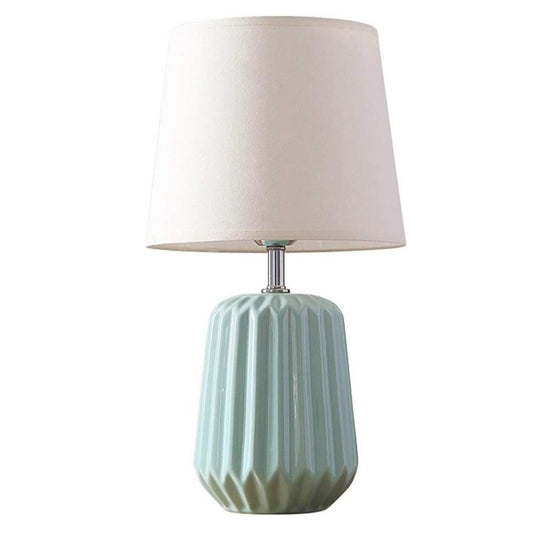 Nobel Stoff Keramik Bett Tischlampe