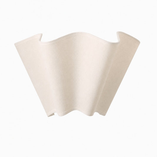 Oslan Modern Plug-In Sconce - Scalloped Ivory Linen Shade Wall Lamp