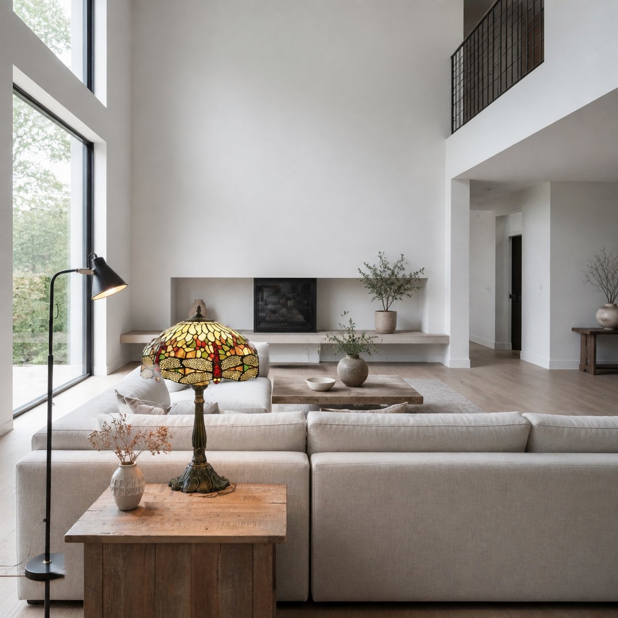 TF Harken Dekorative Juwelen-Tischleuchte - Atemberaubendes Glasdesign, perfekt für Schlafzimmer oder Wohnzimmer