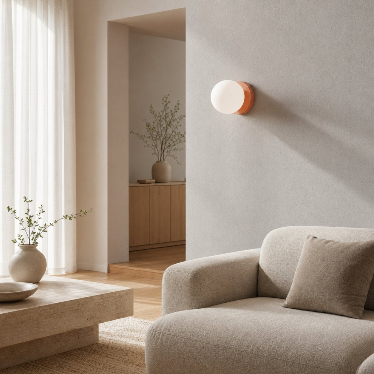 Nuevola Soft Sculptural Wall Light – Minimal Decorative Wall Lamp for Modern Indoor Spaces