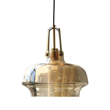 Modern Unique Shaped Fish Tank Glass Pendant Light