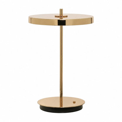 Astris Modern Minimalist Metal Table Lamp Soft LED Illumination for Living Room and Office