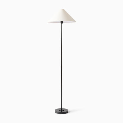 Diora Tischlampe und Stehlampe - Moderner Linear Stil Eleganter Leinen Lampenschirm für Wohnzimmer