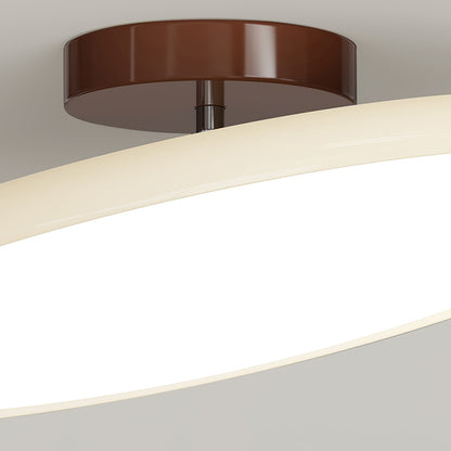 Anpassbare Deckenleuchte mit warmem Licht, Metall-Acryl-Finish