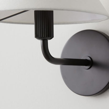 Diora Contemporary Wall Lamp with Soft Shade - Versatile Wall Sconce for Bedroom or Lounge
