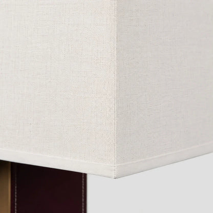 detail - white fabric shade texture