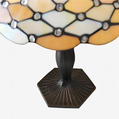 TF Pearl Tischleuchte aus Buntglas – Stimmungslicht für Schlaf- und Wohnzimmer
