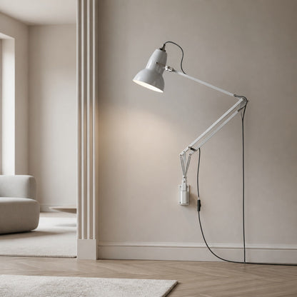 Modryx Adjustable Modern Wall Lamp with Bracket Sleek Aluminium Shade for Living Space
