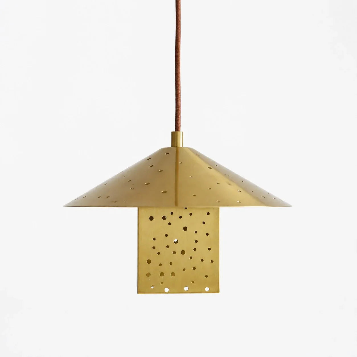 Bauhaus Hollow Silver Single Pendant Light
