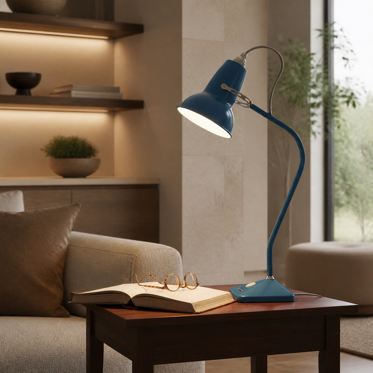 Modryx Mini Table Lamp – Pyramid Base Classic Heritage Design for Home