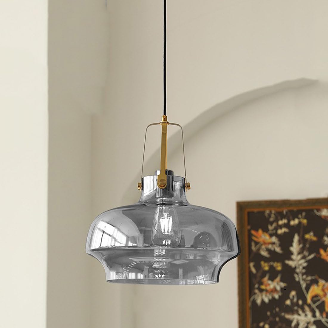 Modern Unique Shaped Fish Tank Glass Pendant Light
