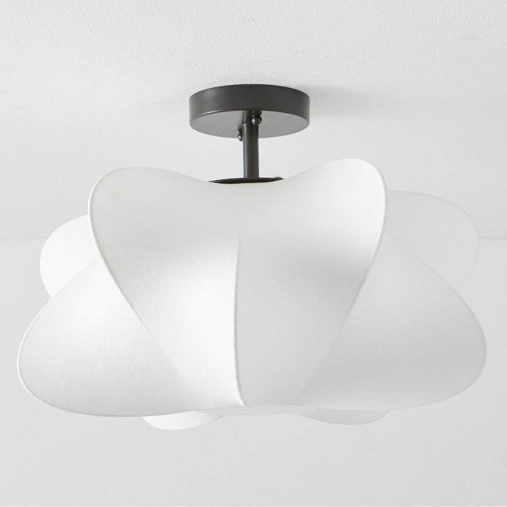 Havion Cocoon Pendant Lamp - Minimalist Polymer Shade with Adjustable Hanging