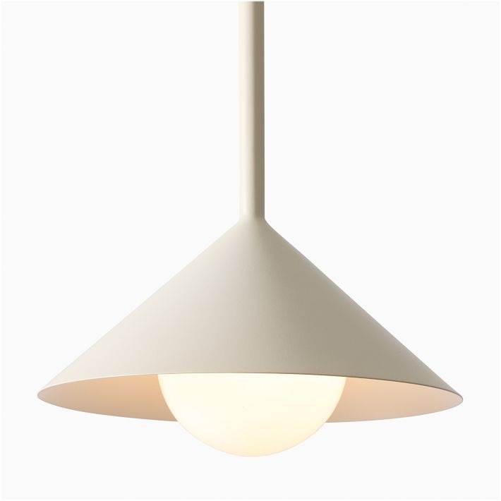 Brivana Adjustable Pendant – Mid-Century Cone Light for Kitchen & Dining