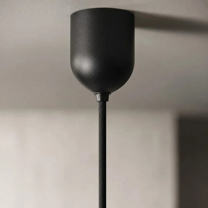 Grey Stone Pendant Light with Paper Diffuser