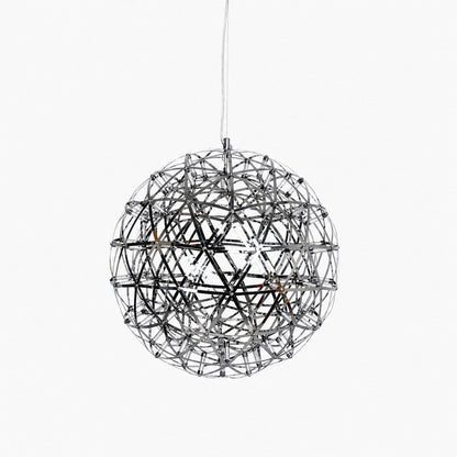 Silver Spark Ball Pendant Light