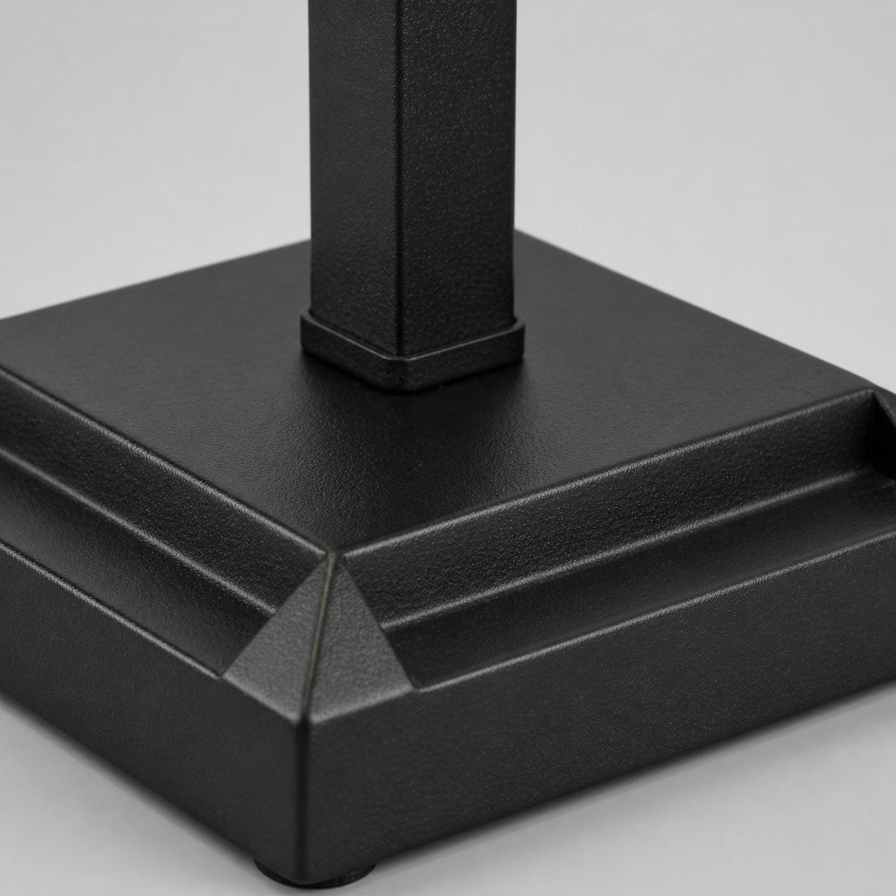 TF Manchester Square Table Lamp - Geometric Glass and Metal for Bedroom and Living Room
