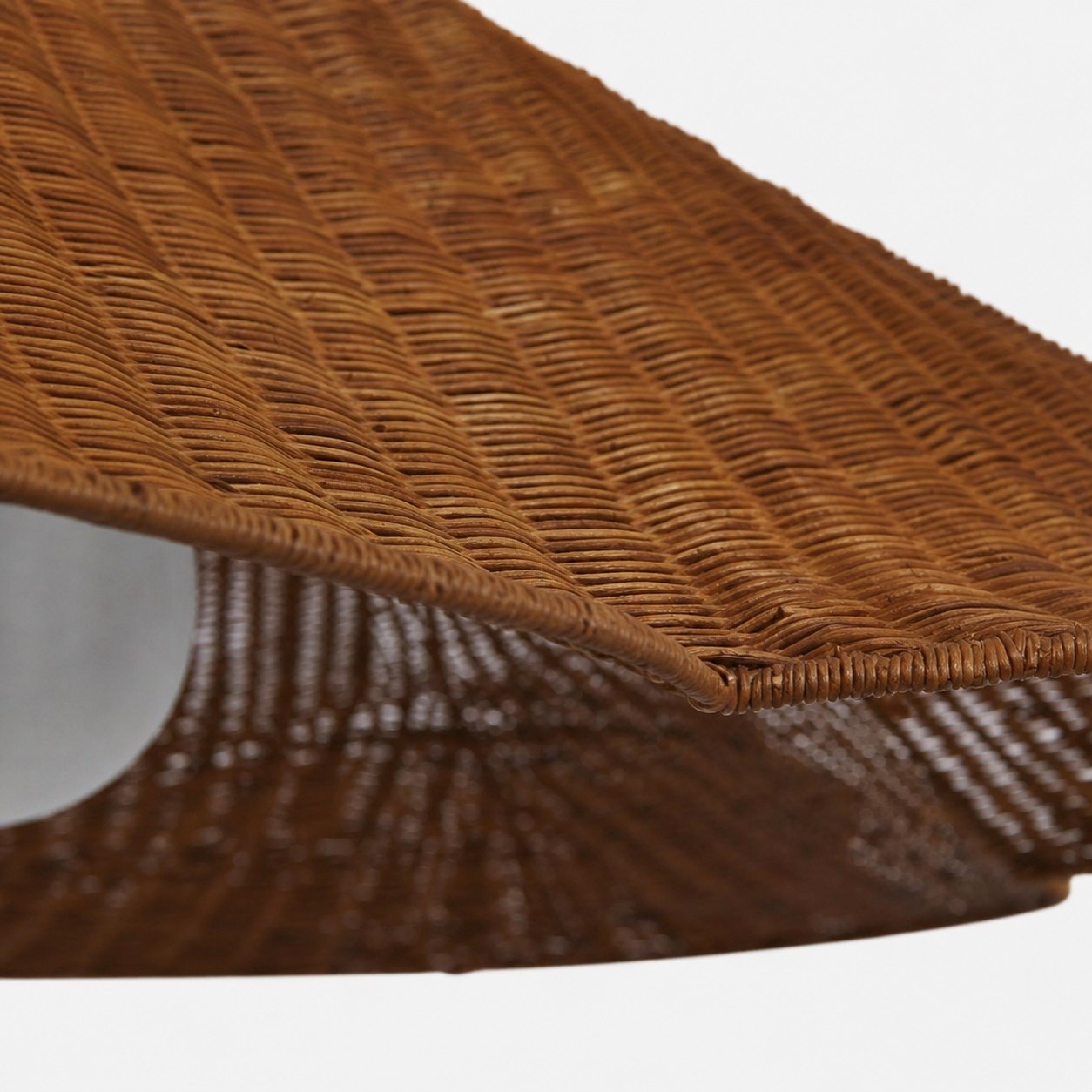 Wickara Natural Rattan Woven Pendant Light – Boho-Chic Hanging Lamp for Living and Dining