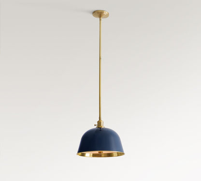 Forvara Metal Pole Pendant Light – Bell Shade for Kitchen Islands