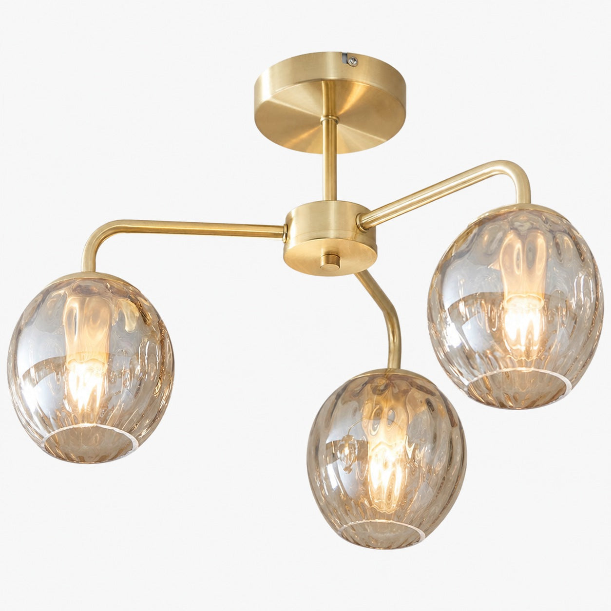 Tracian Glass Mid-Century Modern Globe Pendant Light for Dining Room