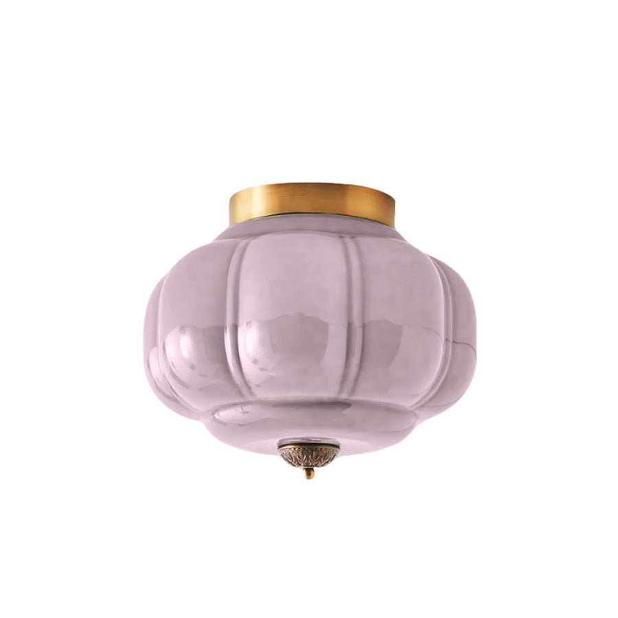 Eloise Deckenleuchte Milchglas - Unterputzmontage Deckenlampe Vintage