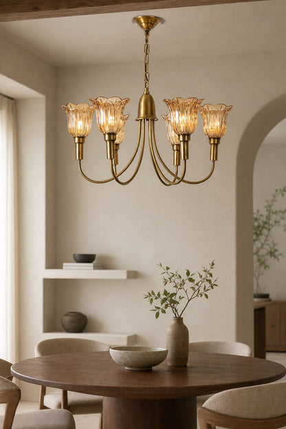 Columbia Brass Chandelier