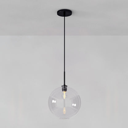 Selvion Sculptural Globe Pendant Light - Modern Glass Pendant Lamp - Sleek Design