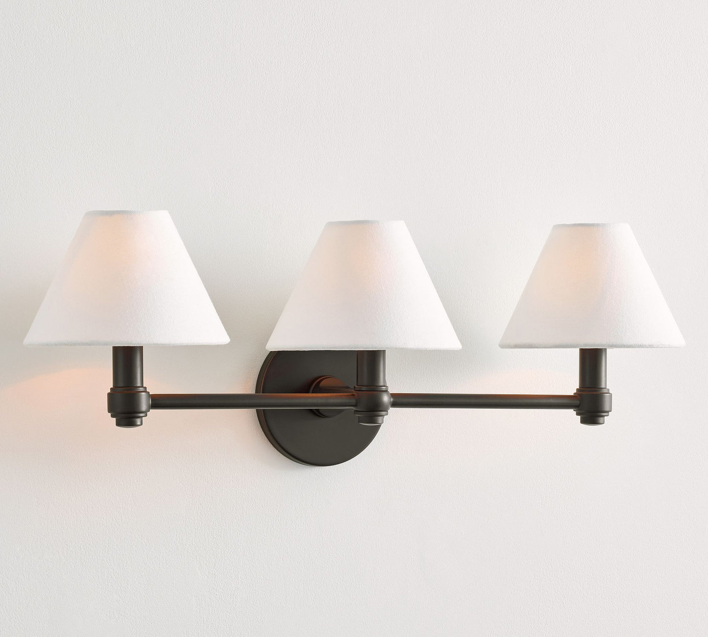 Everett Metal Triple Sconce