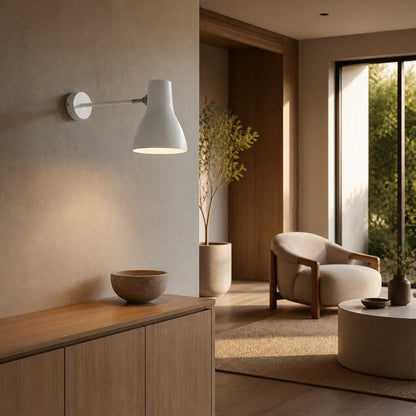 Modryx Adjustable Wall Light – Modern Minimalist Aluminium Lamp for Living Spaces