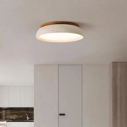 Modern Scandinavian Travertine Ceiling Light