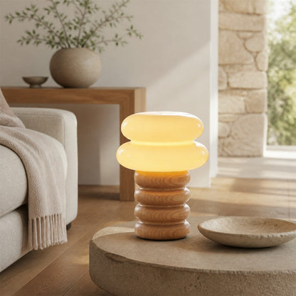 Auralume Modern Accent Table Lamp – Elegant Design Light for Reading Desk or Lounge Area