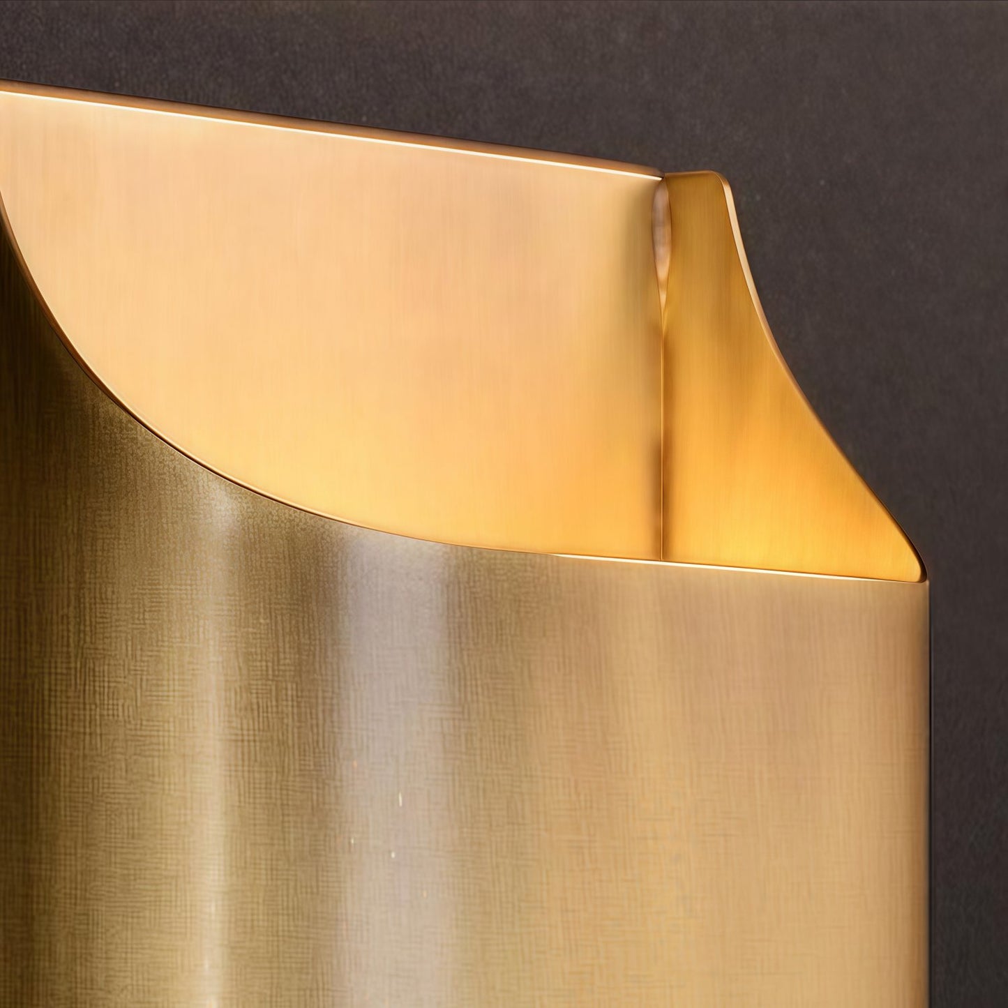 Sconique Stylish Brass Wall Sconce - Minimal Design Architectural Profile Sconce for Foyer