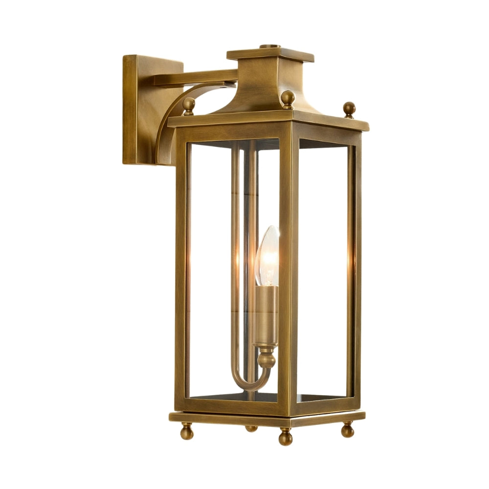 Yolvira Outdoor Lantern Sconce – Versatile Wall Light for Porch, Patio, or Corridor