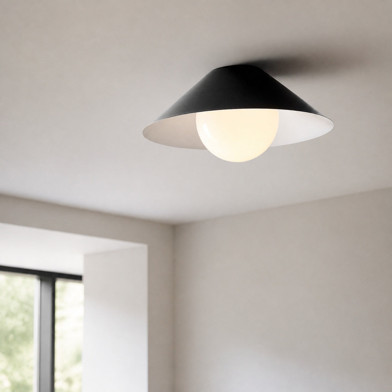 Brivana Semi Flush Deckenleuchte – Minimalistisches Design für Schlafzimmer & Wohnzimmer