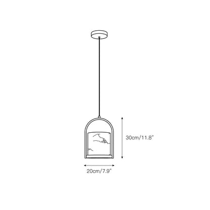 Cortland Alabaster Pendant Light