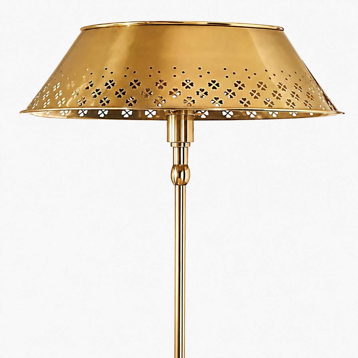 Auriglow Perforierte Messing Stehlampe - Space Age Stil für Wohnzimmer oder Schlafzimmer