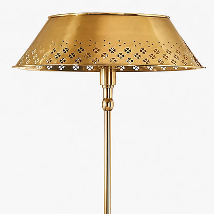 Auriglow Perforierte Messing Stehlampe - Space Age Stil für Wohnzimmer oder Schlafzimmer