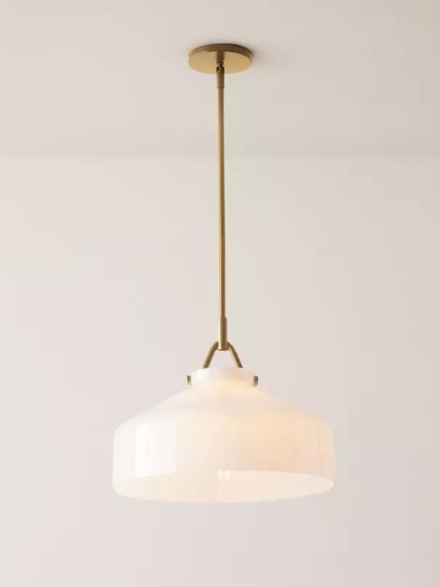 Skandinavisch Metallstange Glockenform Pendelleuchte