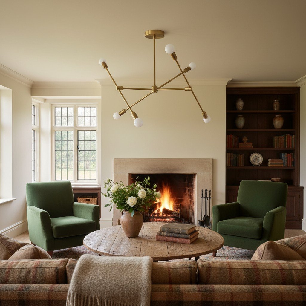 Mobilux Line Modern Mobile Chandelier - Minimalist Ceiling Light for Dining Room