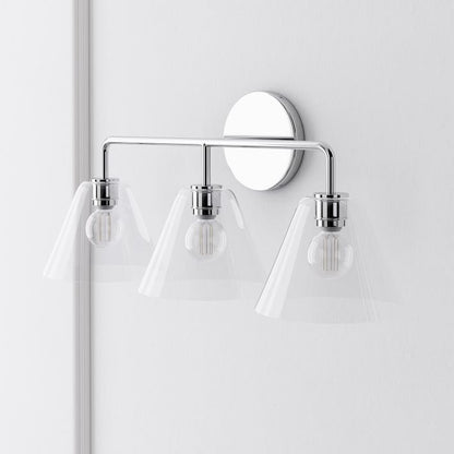Conica Cone Wall Sconce - 1, 2, 3-Light Modern Glass Lighting
