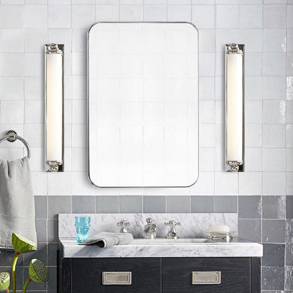 Kalvora Extra Long Tube Wall Sconce - Chrome Modern Light Fixture